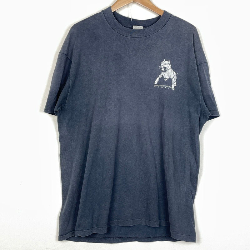 【現状渡し品】【メンズ】 STEDMAN ステットマン MASTER GRAPHICS T-SHIRT マスター グラフィックス Tシャツ 半袖 トップス 145-261009-sa-14-teih サイズ：XL カラー：ブラック 万代Net店