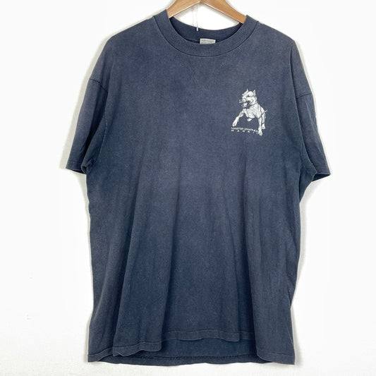 【現状渡し品】【メンズ】 STEDMAN ステットマン MASTER GRAPHICS T-SHIRT マスター グラフィックス Tシャツ 半袖 トップス 145-261009-sa-14-teih サイズ：XL カラー：ブラック 万代Net店