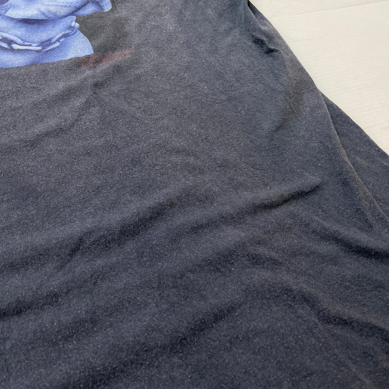 【現状渡し品】【メンズ】 STEDMAN ステットマン MASTER GRAPHICS T-SHIRT マスター グラフィックス Tシャツ 半袖 トップス 145-261009-sa-14-teih サイズ：XL カラー：ブラック 万代Net店