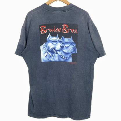 【現状渡し品】【メンズ】 STEDMAN ステットマン MASTER GRAPHICS T-SHIRT マスター グラフィックス Tシャツ 半袖 トップス 145-261009-sa-14-teih サイズ：XL カラー：ブラック 万代Net店