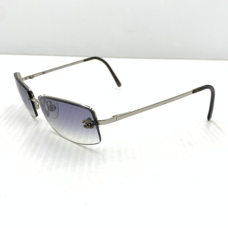 【現状渡し品】【メンズ】 CHANEL シャネル SUNGLASSES 4093-B サングラス アイウェア メガネ 183-261011-ko-02-teih サイズ：56□16-130 カラー：シルバーカラーフレーム 万代Net店