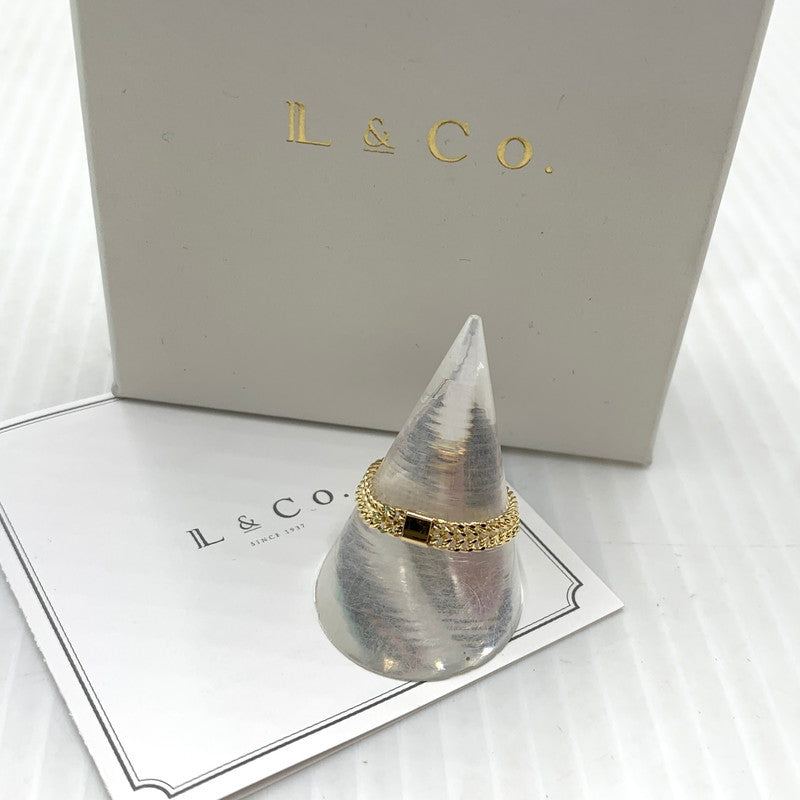 【中古品】【レディース】 L&Co エルアンドコー K18 ビスマルク チェーン リング アクセサリー 指輪 192-261011-ko-08-teih カラー：ゴールド 万代Net店