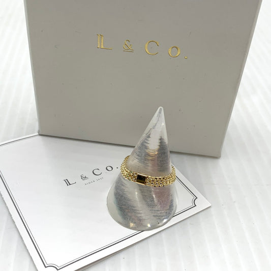 【中古品】【レディース】 L&Co エルアンドコー K18 ビスマルク チェーン リング アクセサリー 指輪 192-261011-ko-08-teih カラー：ゴールド 万代Net店