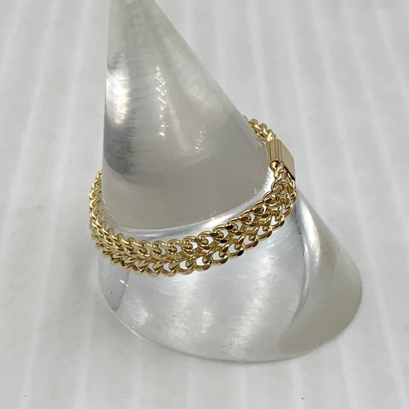 【中古品】【レディース】 L&Co エルアンドコー K18 ビスマルク チェーン リング アクセサリー 指輪 192-261011-ko-08-teih カラー：ゴールド 万代Net店