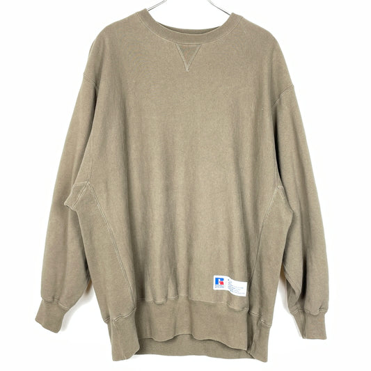 【中古品】【メンズ】 FAT エフエーティー SWEAT F32510-SW11-AB スウェット 長袖 トップス トレーナー 142-261009-sa-15-teih サイズ：SKINNY カラー：カーキ系/ブラウン系 万代Net店