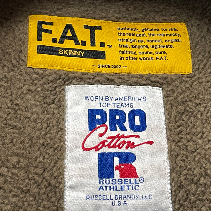 【中古品】【メンズ】 FAT エフエーティー SWEAT F32510-SW11-AB スウェット 長袖 トップス トレーナー 142-261009-sa-15-teih サイズ：SKINNY カラー：カーキ系/ブラウン系 万代Net店