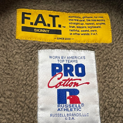 【中古品】【メンズ】 FAT エフエーティー SWEAT F32510-SW11-AB スウェット 長袖 トップス トレーナー 142-261009-sa-15-teih サイズ：SKINNY カラー：カーキ系/ブラウン系 万代Net店