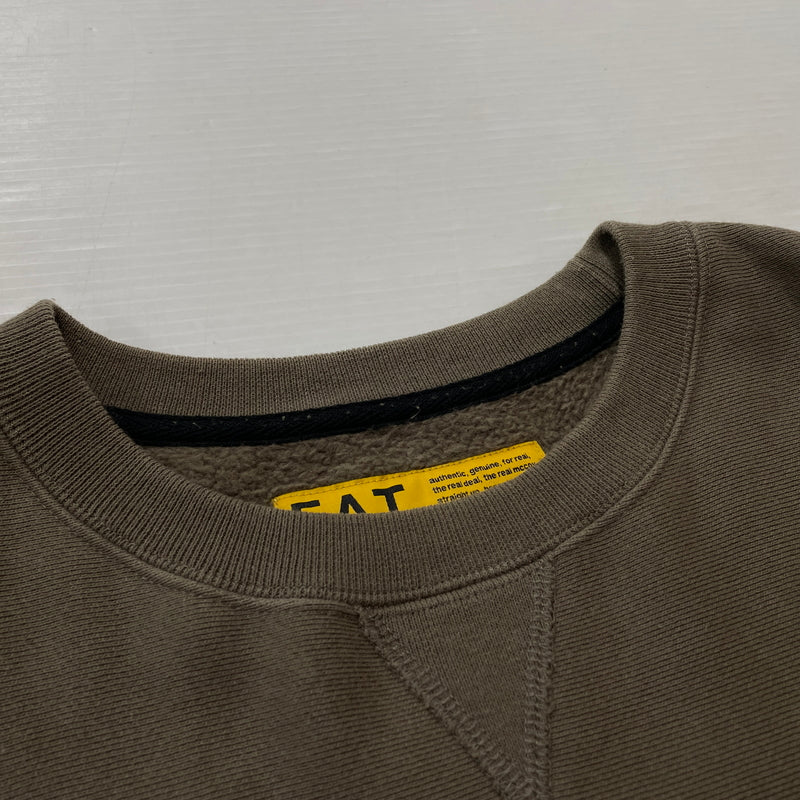 【中古品】【メンズ】 FAT エフエーティー SWEAT F32510-SW11-AB スウェット 長袖 トップス トレーナー 142-261009-sa-15-teih サイズ：SKINNY カラー：カーキ系/ブラウン系 万代Net店