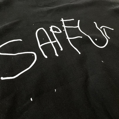 【中古品】【メンズ】 SAPEUR サプール SWEAT スウェット 長袖 トップス トレーナー 142-261009-sa-16-teih サイズ：L カラー：ブラック 万代Net店
