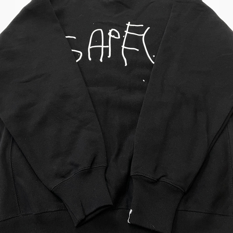 【中古品】【メンズ】 SAPEUR サプール SWEAT スウェット 長袖 トップス トレーナー 142-261009-sa-16-teih サイズ：L カラー：ブラック 万代Net店