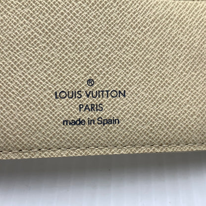 【中古品】【メンズ/レディース】 LOUIS VUITTON ルイ・ヴィトン MARCO WALLET DAMIER AZUR N60018 マルコ ウォレット ダミエ アズール ポルトフォイユ 二つ折り財布 179-261011-ko-10-teih カラー：アイボリー系 万代Net店