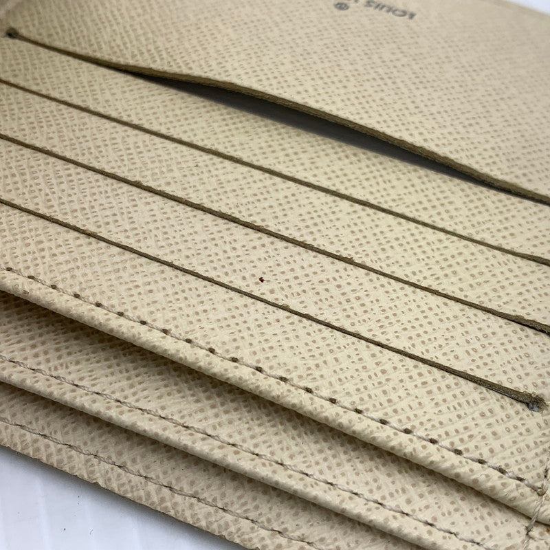 【中古品】【メンズ/レディース】 LOUIS VUITTON ルイ・ヴィトン MARCO WALLET DAMIER AZUR N60018 マルコ ウォレット ダミエ アズール ポルトフォイユ 二つ折り財布 179-261011-ko-10-teih カラー：アイボリー系 万代Net店