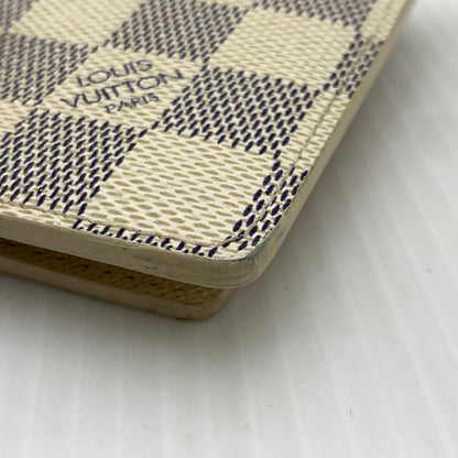 【中古品】【メンズ/レディース】 LOUIS VUITTON ルイ・ヴィトン MARCO WALLET DAMIER AZUR N60018 マルコ ウォレット ダミエ アズール ポルトフォイユ 二つ折り財布 179-261011-ko-10-teih カラー：アイボリー系 万代Net店