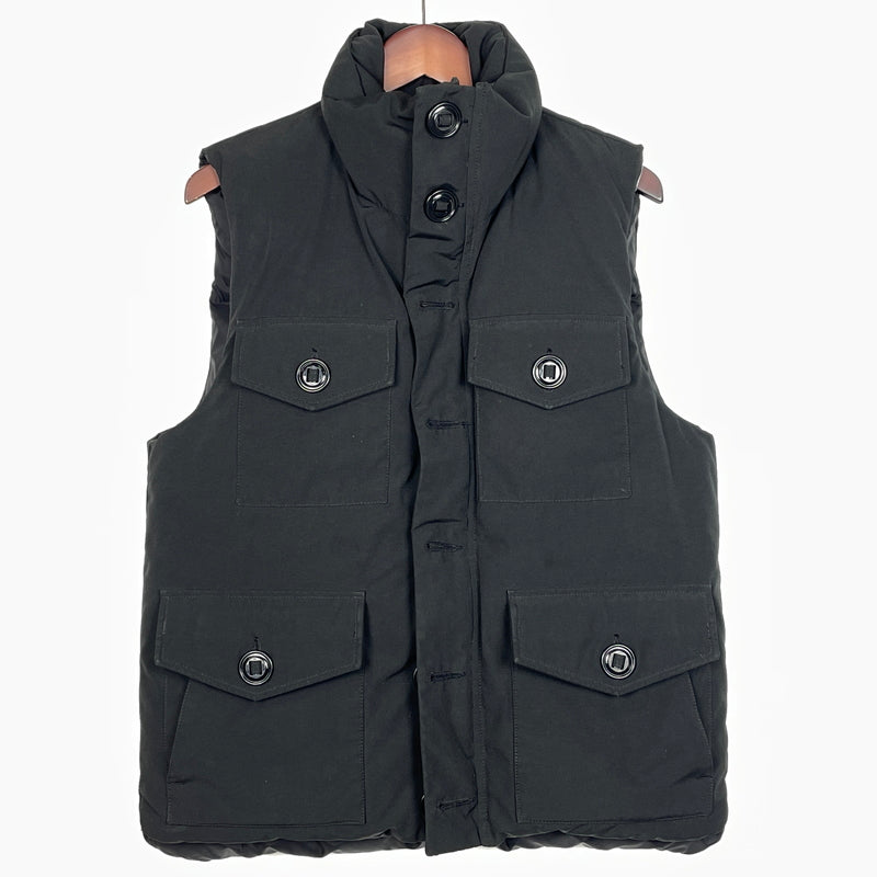 【中古品】【メンズ】 CANADA GOOSE カナダグース × DOWN VEST MENGAPP323WIN ダウン ベスト アウター 141-261011-sa-16-teih サイズ：M カラー：ブラック 万代Net店