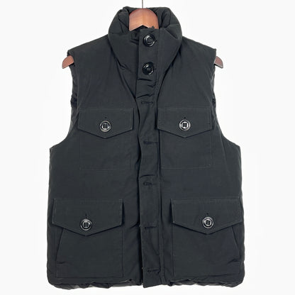 【中古品】【メンズ】 CANADA GOOSE カナダグース × DOWN VEST MENGAPP323WIN ダウン ベスト アウター 141-261011-sa-16-teih サイズ：M カラー：ブラック 万代Net店