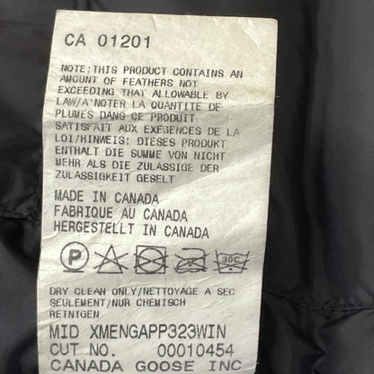 【中古品】【メンズ】 CANADA GOOSE カナダグース × DOWN VEST MENGAPP323WIN ダウン ベスト アウター 141-261011-sa-16-teih サイズ：M カラー：ブラック 万代Net店