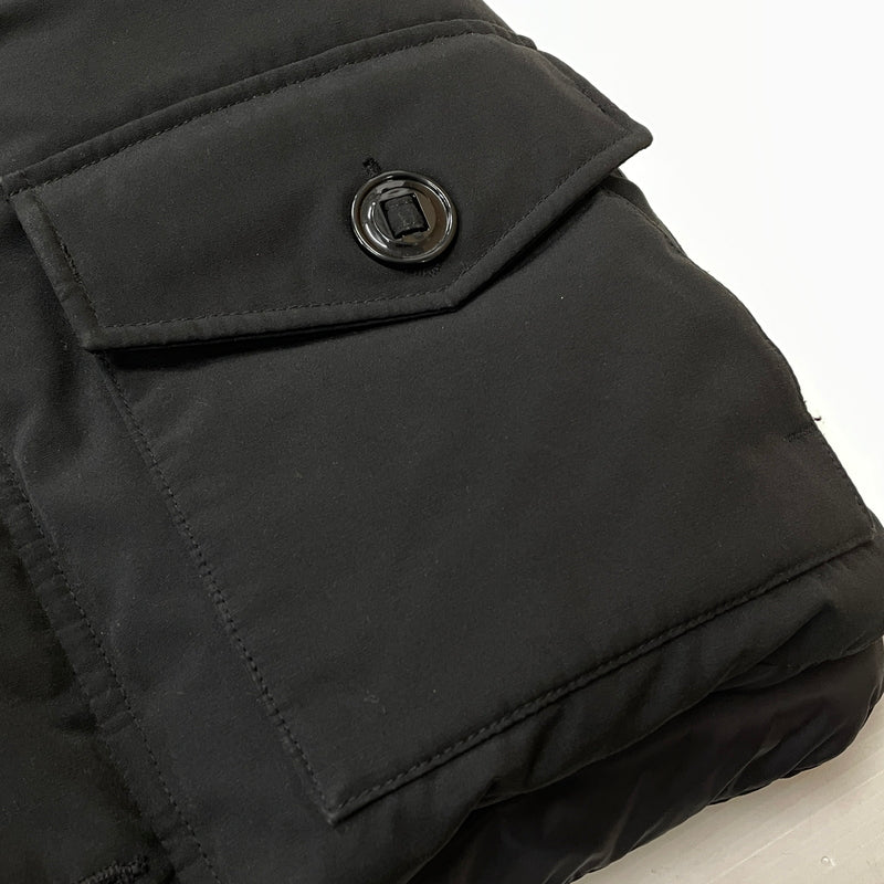 【中古品】【メンズ】 CANADA GOOSE カナダグース × DOWN VEST MENGAPP323WIN ダウン ベスト アウター 141-261011-sa-16-teih サイズ：M カラー：ブラック 万代Net店