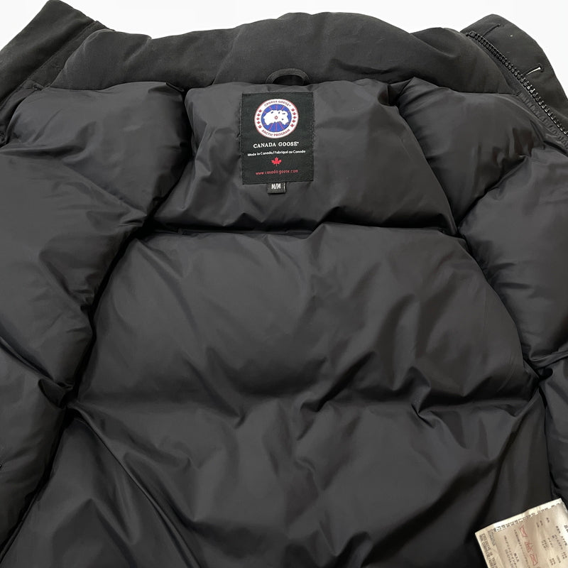 【中古品】【メンズ】 CANADA GOOSE カナダグース × DOWN VEST MENGAPP323WIN ダウン ベスト アウター 141-261011-sa-16-teih サイズ：M カラー：ブラック 万代Net店
