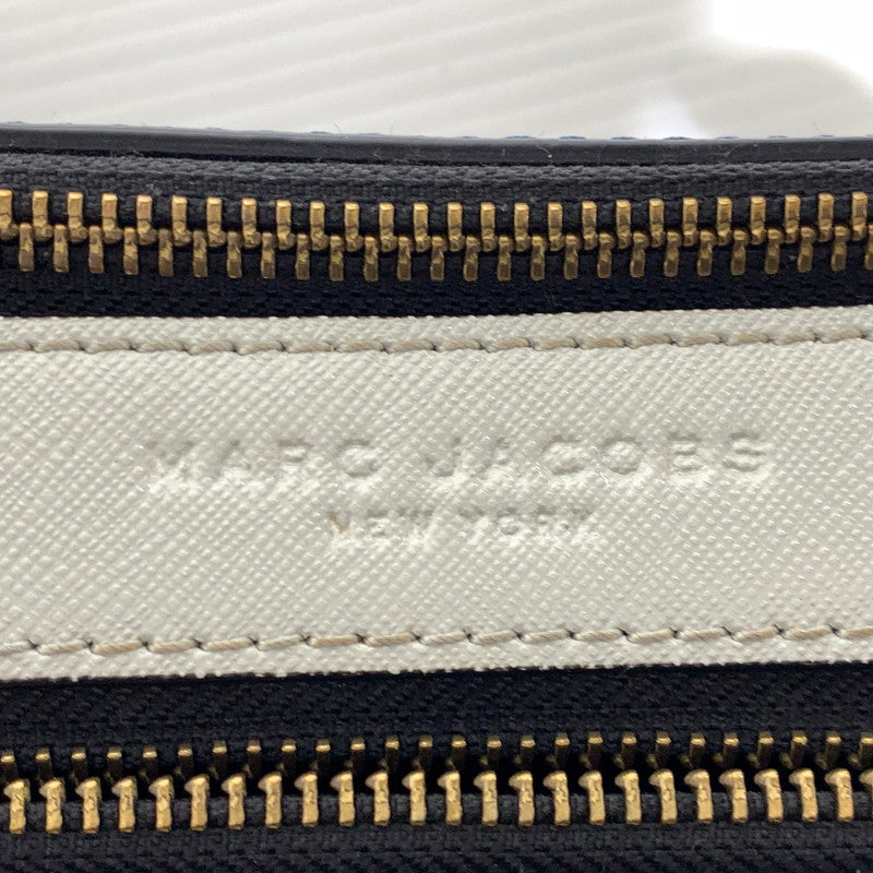 【中古品】【レディース】 MARC JACOBS マークジェイコブス THE SNAPSHOT LEATHER SHOULDER BAG M0014146 スナップショット レザー ショルダーバッグ カバン 188-261011-ko-19-teih カラー：ブルーシーマルチ 万代Net店