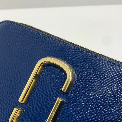 【中古品】【レディース】 MARC JACOBS マークジェイコブス THE SNAPSHOT LEATHER SHOULDER BAG M0014146 スナップショット レザー ショルダーバッグ カバン 188-261011-ko-19-teih カラー：ブルーシーマルチ 万代Net店