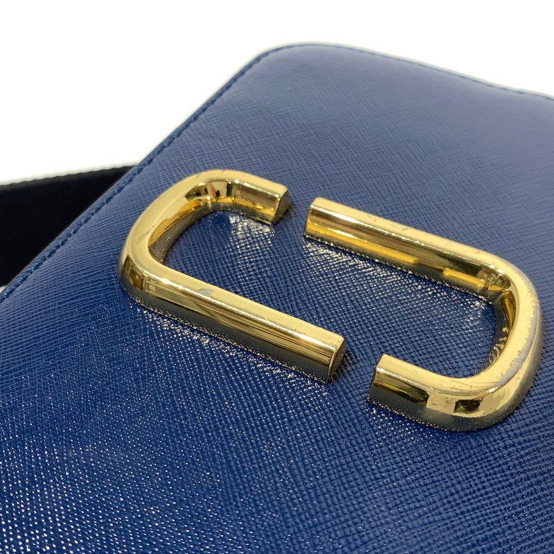 【中古品】【レディース】 MARC JACOBS マークジェイコブス THE SNAPSHOT LEATHER SHOULDER BAG M0014146 スナップショット レザー ショルダーバッグ カバン 188-261011-ko-19-teih カラー：ブルーシーマルチ 万代Net店