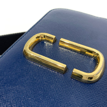 【中古品】【レディース】 MARC JACOBS マークジェイコブス THE SNAPSHOT LEATHER SHOULDER BAG M0014146 スナップショット レザー ショルダーバッグ カバン 188-261011-ko-19-teih カラー：ブルーシーマルチ 万代Net店