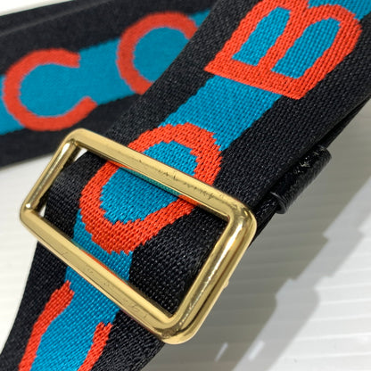 【中古品】【レディース】 MARC JACOBS マークジェイコブス THE SNAPSHOT LEATHER SHOULDER BAG M0014146 スナップショット レザー ショルダーバッグ カバン 188-261011-ko-19-teih カラー：ブルーシーマルチ 万代Net店