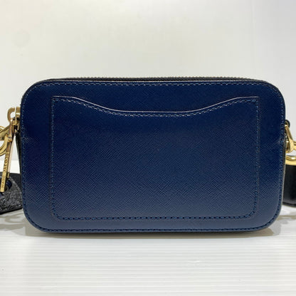 【中古品】【レディース】 MARC JACOBS マークジェイコブス THE SNAPSHOT LEATHER SHOULDER BAG M0014146 スナップショット レザー ショルダーバッグ カバン 188-261011-ko-19-teih カラー：ブルーシーマルチ 万代Net店