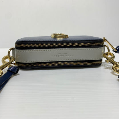【中古品】【レディース】 MARC JACOBS マークジェイコブス THE SNAPSHOT LEATHER SHOULDER BAG M0014146 スナップショット レザー ショルダーバッグ カバン 188-261011-ko-19-teih カラー：ブルーシーマルチ 万代Net店