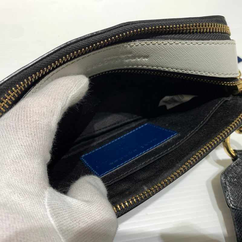【中古品】【レディース】 MARC JACOBS マークジェイコブス THE SNAPSHOT LEATHER SHOULDER BAG M0014146 スナップショット レザー ショルダーバッグ カバン 188-261011-ko-19-teih カラー：ブルーシーマルチ 万代Net店