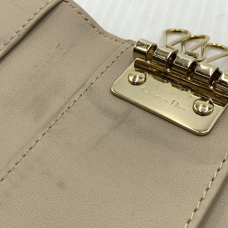 【現状渡し品】【メンズ/レディース】 CHRISTIAN DIOR クリスチャンディオール MY DIOR ASTER S0983ONMJ_M51U キーケース アクセサリー キーフック 183-261014-ko-10-teih カラー：ベージュ 万代Net店