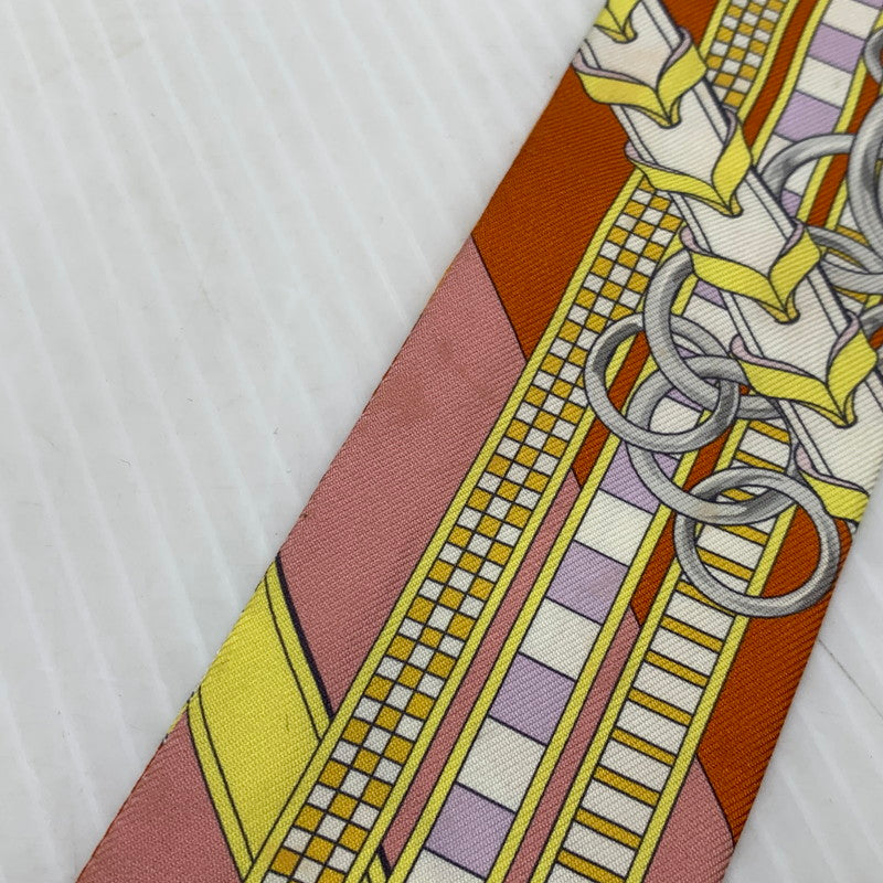 【現状渡し品】【レディース】 HERMES エルメス TWILLY CHARM SCARF ツイリーチャーム スカーフ アクセサリー シルク 182-261016-ko-17-teih カラー：マルチカラー 万代Net店