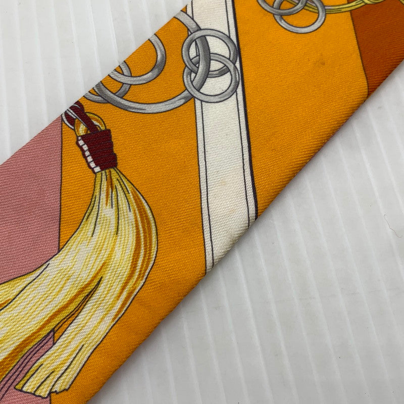 【現状渡し品】【レディース】 HERMES エルメス TWILLY CHARM SCARF ツイリーチャーム スカーフ アクセサリー シルク 182-261016-ko-17-teih カラー：マルチカラー 万代Net店