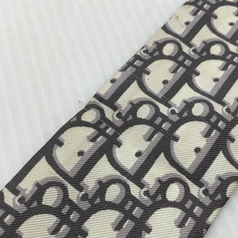 【現状渡し品】【レディース】 CHRISTIAN DIOR クリスチャンディオール OBLIQUE MITZAH SCARF 15D0B106I600 オブリーク ミッツァ スカーフ アクセサリー シルク 182-261016-ko-16-teih カラー：グレー 万代Net店