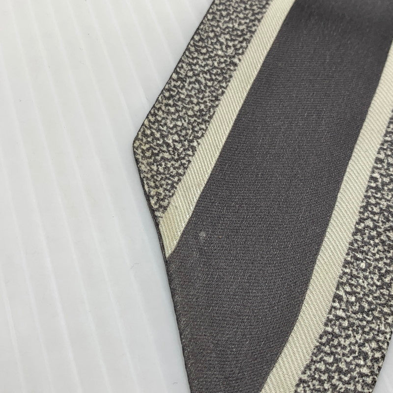 【現状渡し品】【レディース】 CHRISTIAN DIOR クリスチャンディオール OBLIQUE MITZAH SCARF 15D0B106I600 オブリーク ミッツァ スカーフ アクセサリー シルク 182-261016-ko-16-teih カラー：グレー 万代Net店