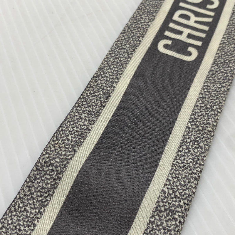 【現状渡し品】【レディース】 CHRISTIAN DIOR クリスチャンディオール OBLIQUE MITZAH SCARF 15D0B106I600 オブリーク ミッツァ スカーフ アクセサリー シルク 182-261016-ko-16-teih カラー：グレー 万代Net店