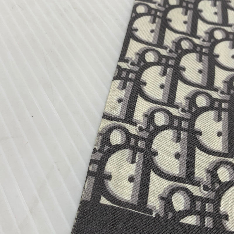 【現状渡し品】【レディース】 CHRISTIAN DIOR クリスチャンディオール OBLIQUE MITZAH SCARF 15D0B106I600 オブリーク ミッツァ スカーフ アクセサリー シルク 182-261016-ko-16-teih カラー：グレー 万代Net店