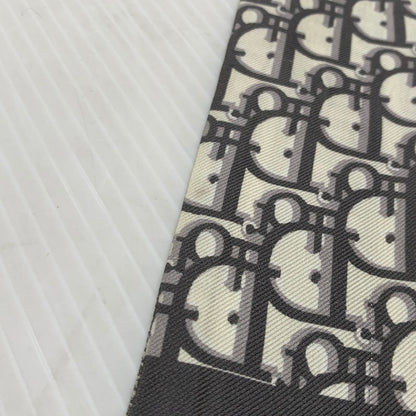 【現状渡し品】【レディース】 CHRISTIAN DIOR クリスチャンディオール OBLIQUE MITZAH SCARF 15D0B106I600 オブリーク ミッツァ スカーフ アクセサリー シルク 182-261016-ko-16-teih カラー：グレー 万代Net店