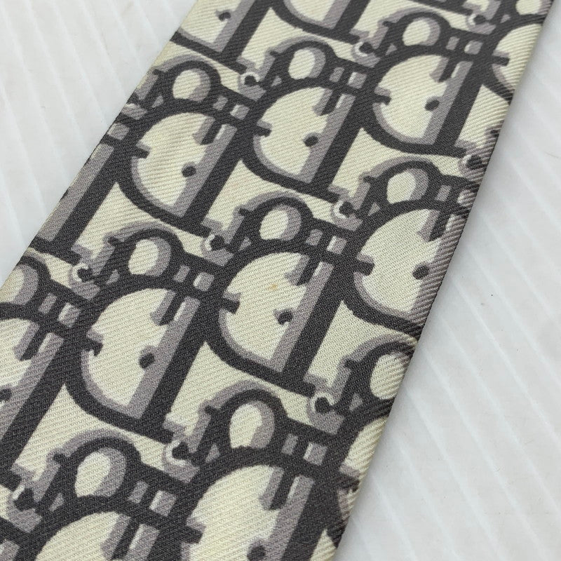 【現状渡し品】【レディース】 CHRISTIAN DIOR クリスチャンディオール OBLIQUE MITZAH SCARF 15D0B106I600 オブリーク ミッツァ スカーフ アクセサリー シルク 182-261016-ko-16-teih カラー：グレー 万代Net店