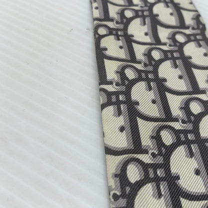 【現状渡し品】【レディース】 CHRISTIAN DIOR クリスチャンディオール OBLIQUE MITZAH SCARF 15D0B106I600 オブリーク ミッツァ スカーフ アクセサリー シルク 182-261016-ko-16-teih カラー：グレー 万代Net店