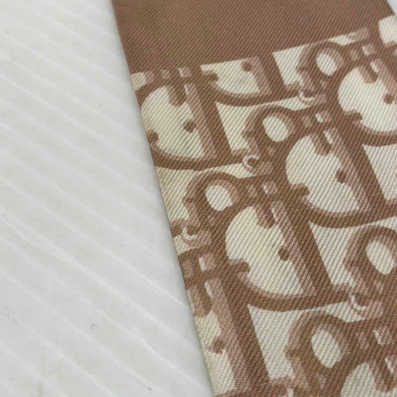 【現状渡し品】【レディース】 CHRISTIAN DIOR クリスチャンディオール OBLIQUE MITZAH SCARF 15DOB106I600 オブリーク ミッツァ スカーフ アクセサリー シルク 182-261016-ko-15-teih カラー：ピンクベージュ 万代Net店