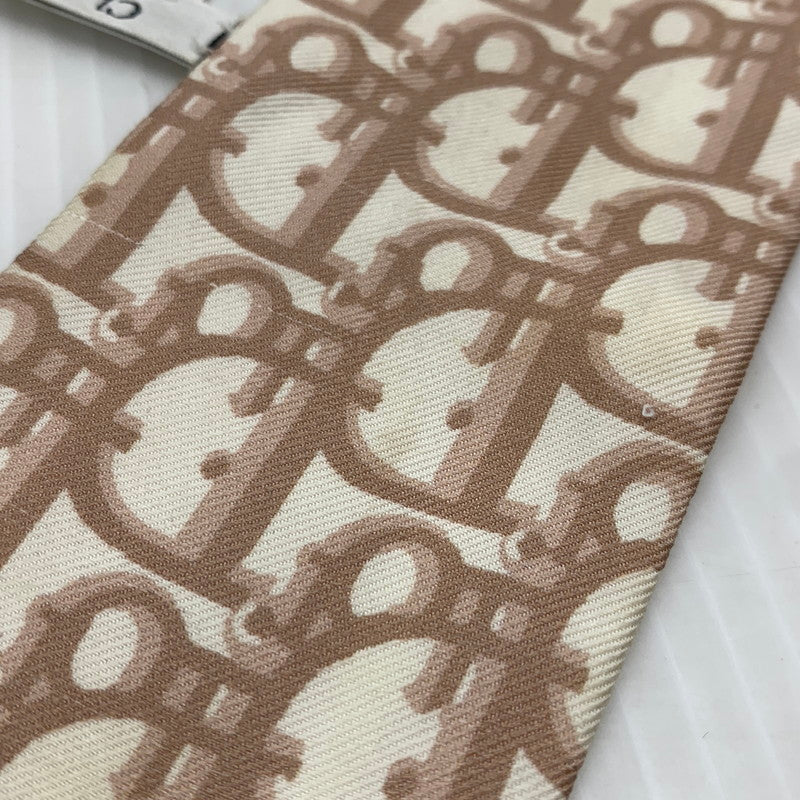 【現状渡し品】【レディース】 CHRISTIAN DIOR クリスチャンディオール OBLIQUE MITZAH SCARF 15DOB106I600 オブリーク ミッツァ スカーフ アクセサリー シルク 182-261016-ko-15-teih カラー：ピンクベージュ 万代Net店