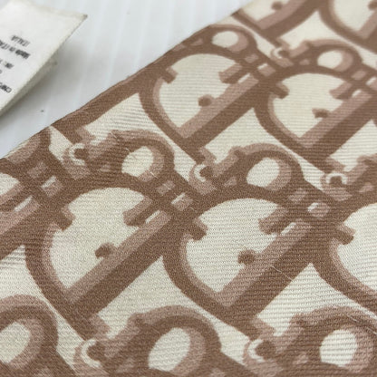 【現状渡し品】【レディース】 CHRISTIAN DIOR クリスチャンディオール OBLIQUE MITZAH SCARF 15DOB106I600 オブリーク ミッツァ スカーフ アクセサリー シルク 182-261016-ko-15-teih カラー：ピンクベージュ 万代Net店