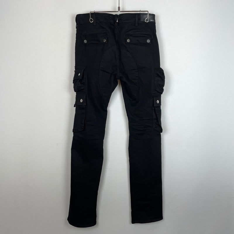 【中古品】【メンズ】 AMIRI アミリ TACTICAL CARGO PANTS SRAMDNCG1007SMRDS タクティカル カーゴ パンツ ボトムス 152-261011-sa-17-teih サイズ：29 カラー：ブラック 万代Net店
