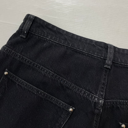 【現状渡し品】【メンズ】 LOUIS VUITTON ルイ・ヴィトン MONOGRAM DETROY DENIM PANTS RM261MQ K54 HUD48W モノグラム デストロイ デニム パンツ ボトムス ジーンズ 179-261011-sa-19-teih サイズ：30 カラー：ブラック 万代Net店
