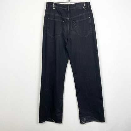 【現状渡し品】【メンズ】 LOUIS VUITTON ルイ・ヴィトン MONOGRAM DETROY DENIM PANTS RM261MQ K54 HUD48W モノグラム デストロイ デニム パンツ ボトムス ジーンズ 179-261011-sa-19-teih サイズ：30 カラー：ブラック 万代Net店