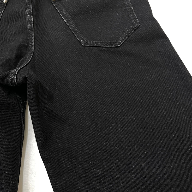 【現状渡し品】【メンズ】 LOUIS VUITTON ルイ・ヴィトン MONOGRAM DETROY DENIM PANTS RM261MQ K54 HUD48W モノグラム デストロイ デニム パンツ ボトムス ジーンズ 179-261011-sa-19-teih サイズ：30 カラー：ブラック 万代Net店