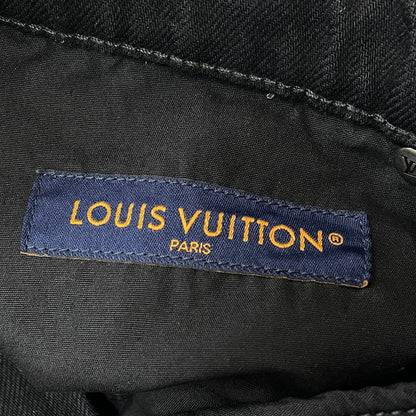 【現状渡し品】【メンズ】 LOUIS VUITTON ルイ・ヴィトン MONOGRAM DETROY DENIM PANTS RM261MQ K54 HUD48W モノグラム デストロイ デニム パンツ ボトムス ジーンズ 179-261011-sa-19-teih サイズ：30 カラー：ブラック 万代Net店