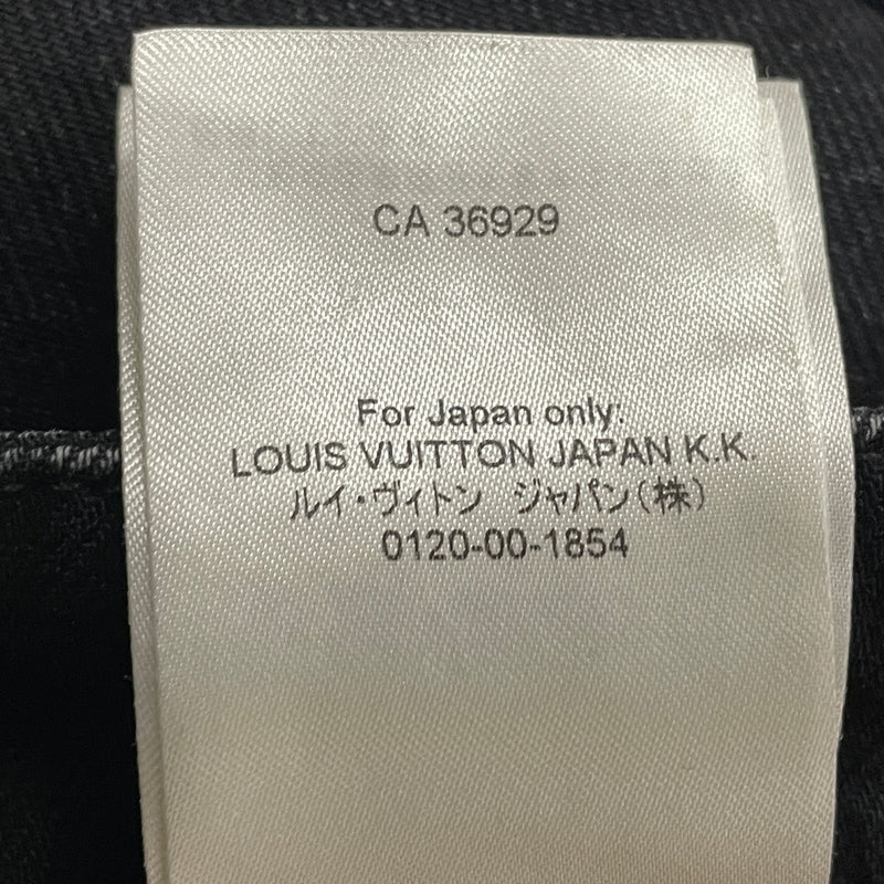 【現状渡し品】【メンズ】 LOUIS VUITTON ルイ・ヴィトン MONOGRAM DETROY DENIM PANTS RM261MQ K54 HUD48W モノグラム デストロイ デニム パンツ ボトムス ジーンズ 179-261011-sa-19-teih サイズ：30 カラー：ブラック 万代Net店