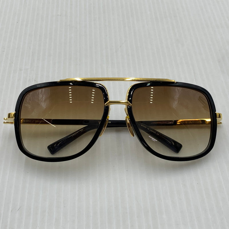 【中古品】【メンズ】 DITA ディタ MACH ONE DRX-2030B-59 マックワン サングラス アイウェア アビエーター 203-261014-ko-09-teih サイズ：59□17-127 カラー：ブラックゴールド 万代Net店